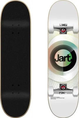 Image de Jart Classic Skateboard 31.6 spirale blanche