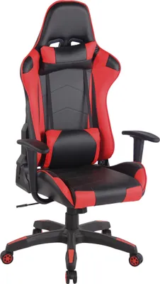Produktbild von CLP Gaming Bürostuhl Miracle V2 Kunstleder höhenverstellbar und drehbar schwarz/rot