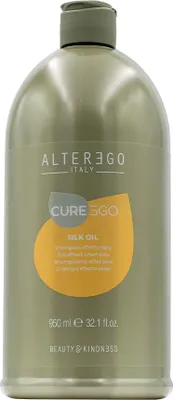 Produktbild von Alterego CureEgo Silk Oil Shampoo 950ml - Shampoo mit Seideneffekt