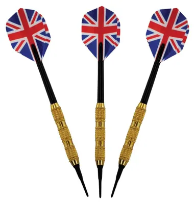 Produktbild von Softdart Karella Blister 18 g, Dartpfeile aus Iron mit Shaft und Flights
