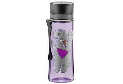 Produktbild von PROFINO Trinkflasche Infuze 350ml lila mit Print Koala
