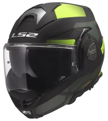 Produktbild von LS2 FF901 ADVANT-X HPFC NOVA Klapphelm, matt schwarz/Leuchtgelb, Größe XL