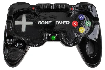 Produktbild von Aschenbecher aus Polyresin in Form eines Gamecontrollers für Gamer