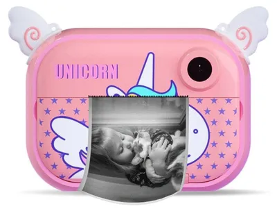 Image de 1001Jouets Appareil Photo Numérique Instantané Enfant - WiFi - Licorne