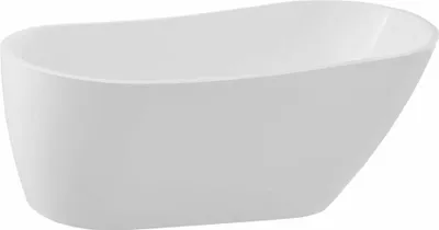 Produktbild von Freistehende Badewanne Acryl Wanne 170 x 80 x 72 cm weiß + Siphon Ablaufventil Füße