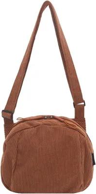 Productafbeelding van Crossbody tas dames - kleine schoudertas - corduroy - verstelbare schouderband voor dagelijks gebruik