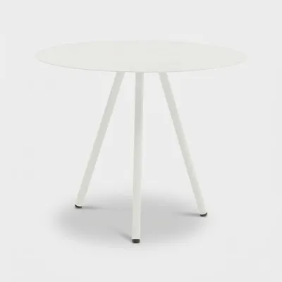 Produktbild von Moderner Design Couchtisch Omeya, Weiß lackiert, quadratisch, 52 cm x 52 cm x 43 cm