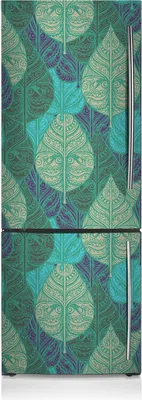 Produktbild von Magnete Küche Kühlschrank Kühlschrankmagnete 70x190 cm - Blätter