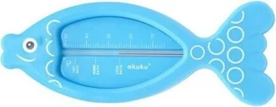 Produktbild von Baby-Badethermometer Akuku Rybka blau
