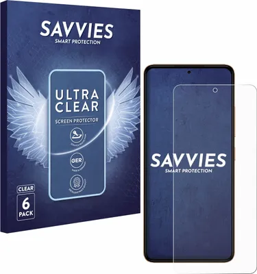 Produktbild von 6x Für HMD Pulse Plus Schutzfolie Savvies Displayschutz Display Schutz Folie Klar Transparent