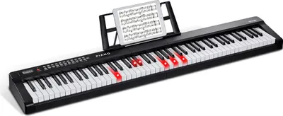 Produktbild von 88-Tasten-Digitalpiano-Tastatur, halbgewichtete Tasten, volle Größe, elektrisch, tragbar