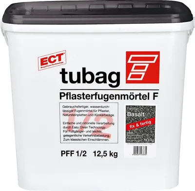 Obrázek produktu pro tubag malta na spárování dlažby PFF Basalt 12,5kg kbelík