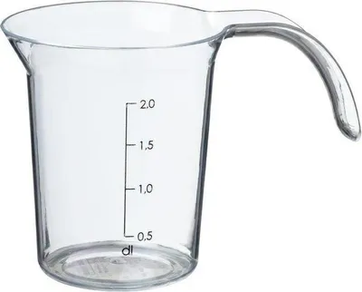 Obrázok produktu pre Plastová Tímová Nádoba S Odmerkou 0,2L Palermo San 3905...