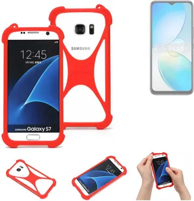 Produktbild von K-S-Trade Handy-Hülle kompatibel mit Infinix Hot 12 Pro Schutz-Hülle Bumper Silikon Schutz Hülle Cover Case Silikoncase Silikonbumper TPU Softcase