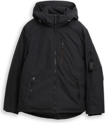 Produktbild von Winterjacke mit abnehmbarer Kapuze