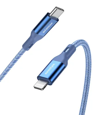 Obrázek produktu pro Innostyle Powerflex Usb-c Lightning Mfi Rychlonabíjecí Kabel Pro Iphone Polyamid 2m Modrý