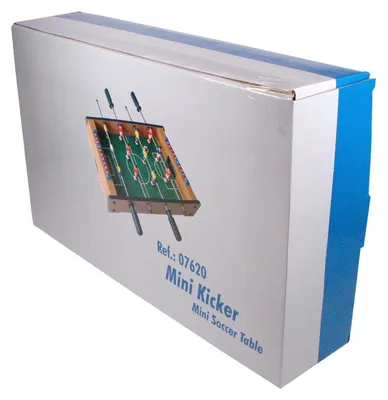 Produktbild von Mini Tischkicker "Mini Soccer" Tischfußball Spieltisch Kickertisch mini  braun