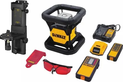 Produktbild von DeWALT dce079d1r de QW automatique Laser rotatif, 18 V, 2 Ah avec accessoires