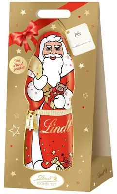 Obrázek produktu pro Ručně balená mléčná čokoláda Lindt Father Christmas 1000g