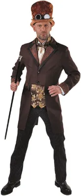 Produktbild von M215229-XL Herren Steampunk Kostüm-Anzug Lord Gr.XL