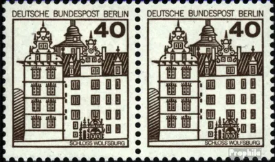 Produktbild von Briefmarken Berlin (West) 1980 Mi 614A wP waagerechtes Paar postfrisch Burgen und Schlösser