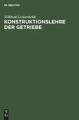 Produktbild von Konstruktionslehre der Getriebe