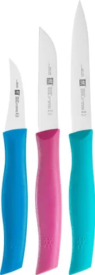 Zdjęcie produktu dla ZWILLING 38099-004-0, Zestaw noży, Stal nierdzewna, Plastik, Srebrny, Wielobarwny, Ergonomiczny