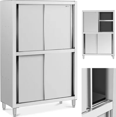 Obrázek produktu pro Expondo Royal Catering Nerezová skříň na nádobí – 1200 x 500 x 1800 mm –