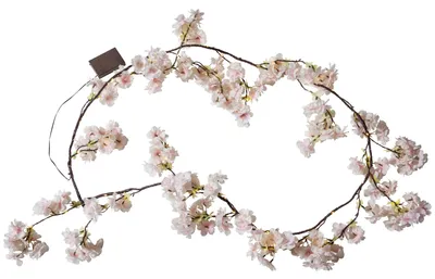 Immagine prodotto di LED Blumengirlande ,Fiore di ciliegio, Batterie e Timer, rosa, 180cm