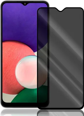 Produktbild von Anti Spy Panzer Folie für Samsung Galaxy A22 5G Privacy Displayschutzfolie Sichtschutz Glasfolie Schutzglas