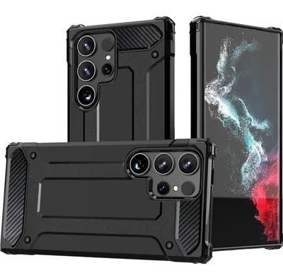 Produktbild von Mobigear Outdoor  Samsung Galaxy S24 Ultra Hülle Hardcase Backcover Stoßfest - Schwarz