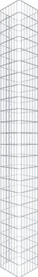 Produktbild von Gabionensäule eckig 37  cm x 37  cm, 230 cm Höhe, MW 5 cm x 10 cm