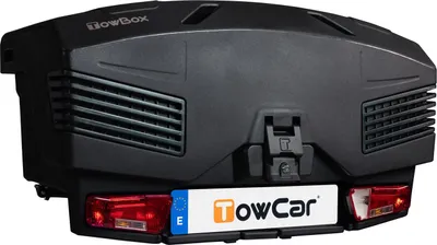 Produktbild von Towbox Evo Urban Black - Gepäckträgerbox Für Die Anhängerkupplung