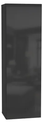 Image de ARMOIRE MURALE, Noir, Noir brillant, 40/126/29