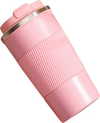 Produktbild von Intelligenter Kaffeebecher mit Temperaturmessung, Thermosbecher aus Edelstahl 304, tragbarer Auto-Vakuum-Wasserbecher, Damenbecher