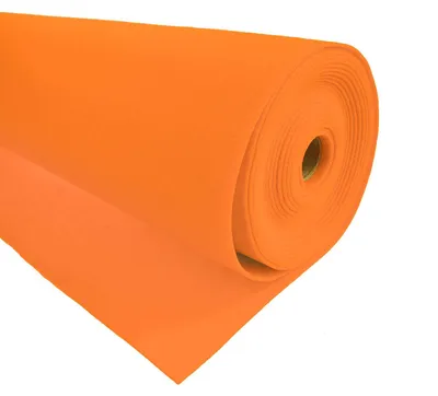 1m Bastelfilz waschbar Meterware Filz 90cm x 1,5mm neonorange