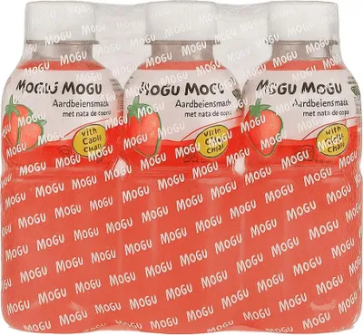 Image de Bouteille Mogu Mogu Fraise - 6 x 320 ml
