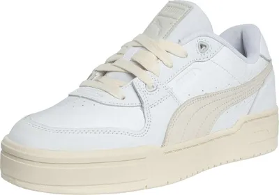 A studio shot of a single Puma sneaker against a white background.