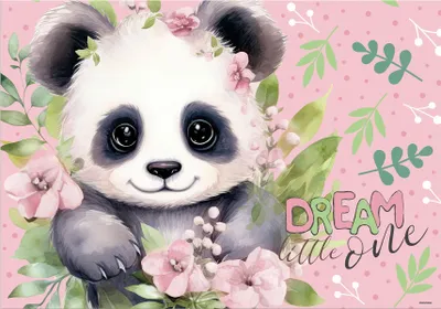 Obrázek produktu pro Školní podložka na stůl oboustranná Panda 10 Derform