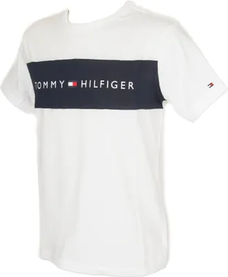Immagine prodotto di T-shirt uomo maglietta manica corta girocollo TH TOMMY HILFIGER articolo UM0UM01170 CN SS TEE LOGO FLAG, S, Cotone 100%
