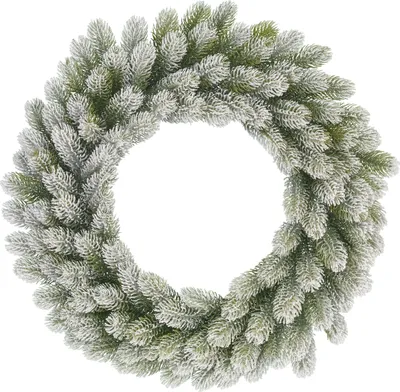 Image de Black Box Trees Nigata Couronne de Noël - Ø60 cm - Vert Frosted