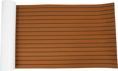 Image de Tapis en mousse, antidérapant, autocollant, marron