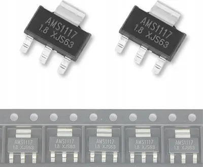 Produktbild von Rosfix AMS1117 5V 1A Spannungsregler – SMD SOT223, 2 Stück