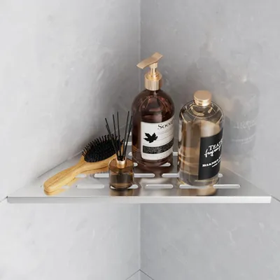Produktbild von Eckregal Dusche 304 Edelstahl 254mm Silber 1 Stück
