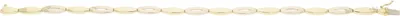 Produktbild von JuwelmaLux Armband 333 Gold und Weißgold JL30-03-2785 19 cm