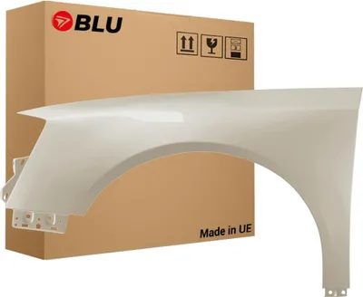Immagine prodotto di BLU Parafango compatibile con VW Volkswagen Passat B6 LR7L Sinistra Silber SilberLeaf | 2005-2010 | Anteriore | Verniciato | Pronto per il montaggio | Zincato