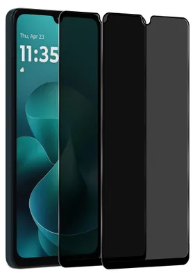 Produktbild von 2-Pack Motorola Moto G06 Privacy Displayschutzfolie - Gehärtetes Glas 9H - Super Qualität 3D