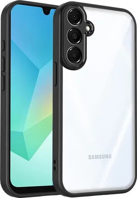 Produktbild von Hülle für Samsung Galaxy A04s/A13 5G Transparente Rückseite TPU Bumper Stoßfest Handyhülle Schwarz