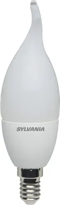 Imagen del producto de Sylvania 5410288269399, bombilla LED tipo vela, casquillo E14, 7W, luz cálida, 2700K, clase de eficiencia energética G