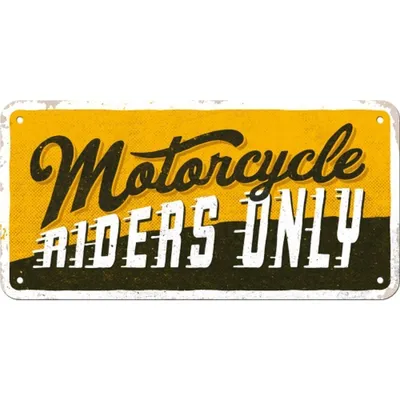 Obrázek produktu pro Nostalgic-Art - Závěsná cedule - Pouze pro motocyklisty